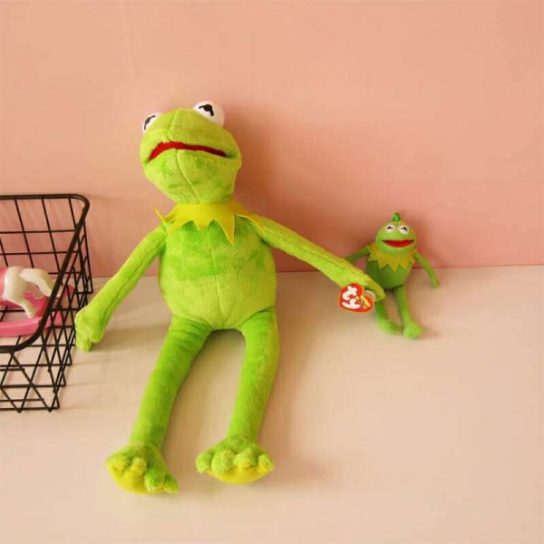40 cm Kermit Frøen Sesame Street Muppet ONE ITEM Full Body Do green one size
