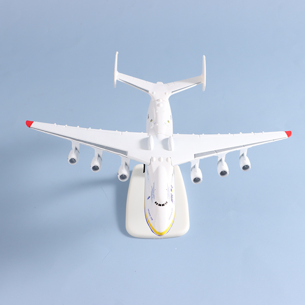 1:400 An-225 Flygplansmodell Leksak 8 tum Ukraina Målad Mriya Tra White one size