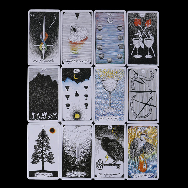 78 kpl Wild Unknown Tarot Deck Rider-Waite Oracle Set Fortun Multicolor one size