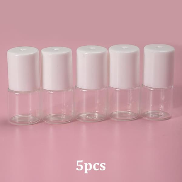 2 ml eterisk olja parfymflaska rostfritt stål och glas roll-on 20PCS