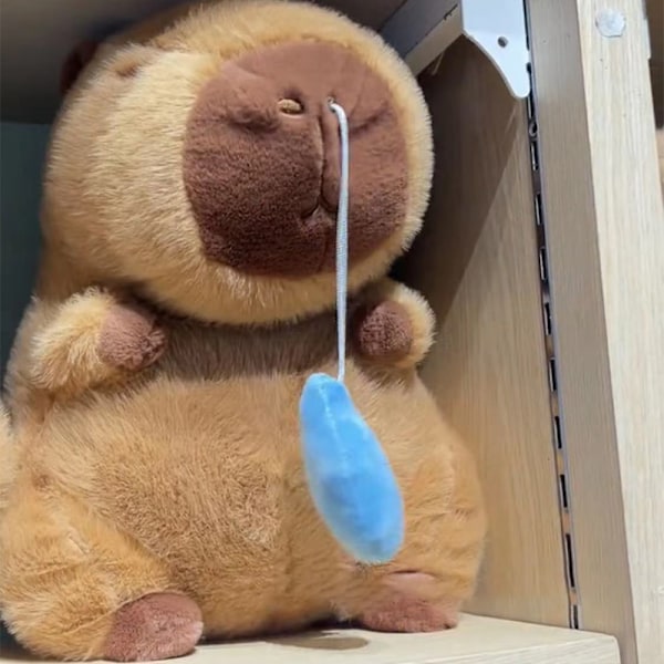 Ny blød snottet capybara plys bamse capybara med strækbar 25cm