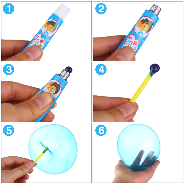 20 stk Blow Plastic Bubbles Legetøj Store bobleballoner til børn Army green One Size