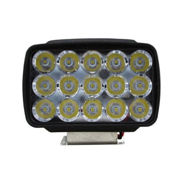 2 Stk Motorcykel Forlygte Spot Lys 15 LED 1000LM Motos ATV UT Black 2Pcs