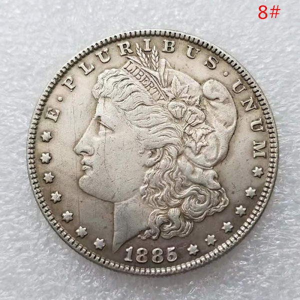 1st 1878-1887 USA Morgan Silver Dollar $1 minnesmynt C 1 One size