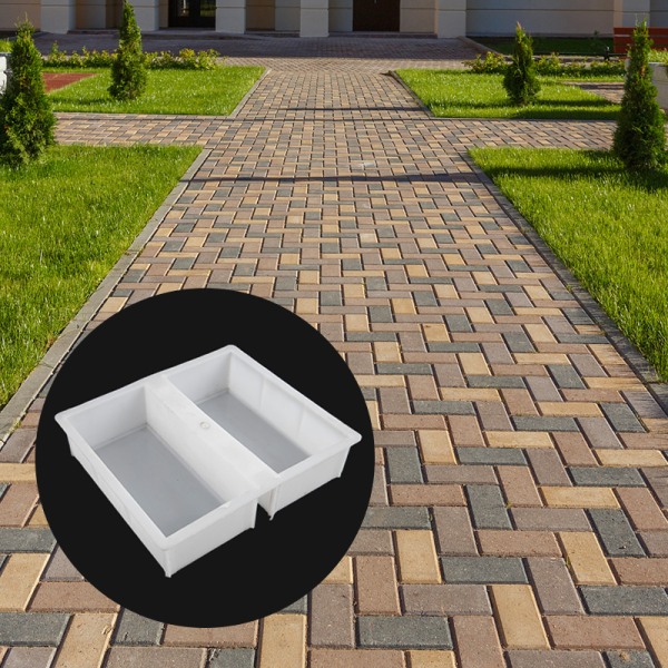 Murstein Stone Mold Pavement DIY Path Maker Mold Paving Cement Bri One Size