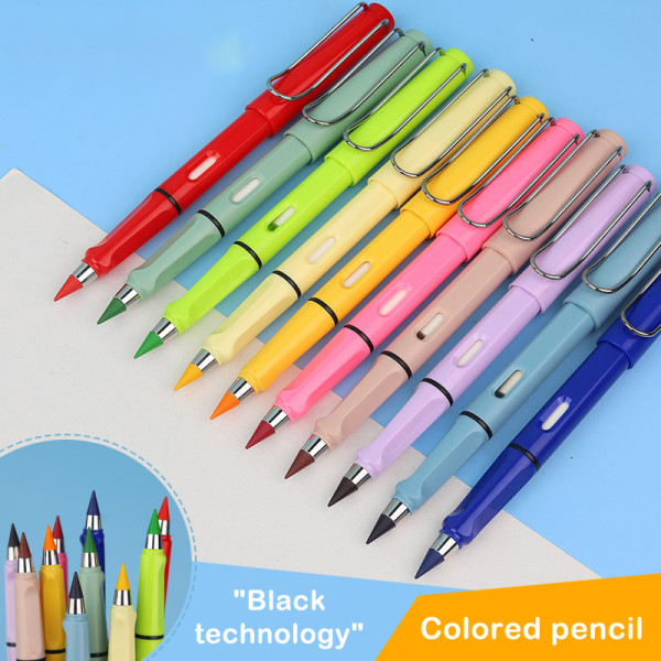 12 STK fargerike blyanter for kunstmaling Penn Skolerekvisita Stu Multicolor 13