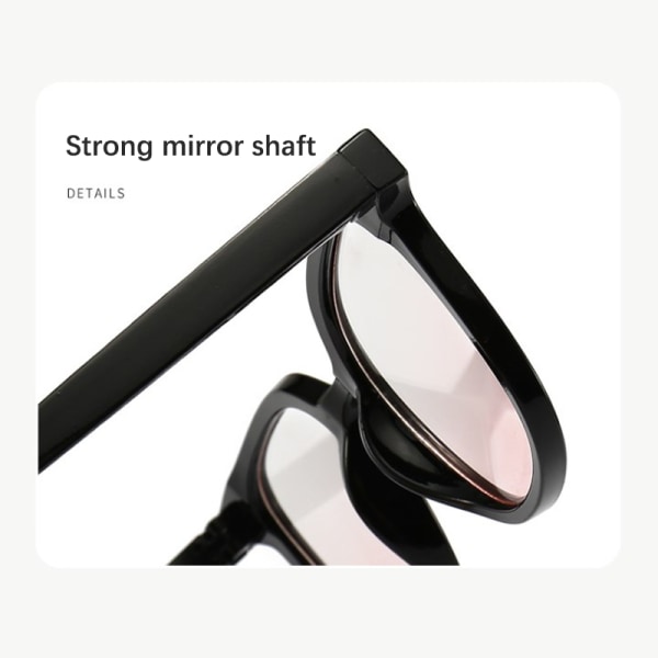 Blusher Glasses n Ylisuuret asteittainen aurinkolasit muotitietokone C one size