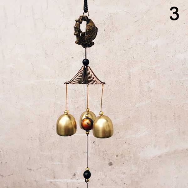 Antik Wind Chime Kobber Yard Have Udendørs Living Dekoration 3 one size