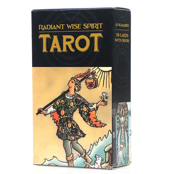 Radiant wise Spirit Tarot-kort Engelsk brettspill Divination s Multicolor onesize