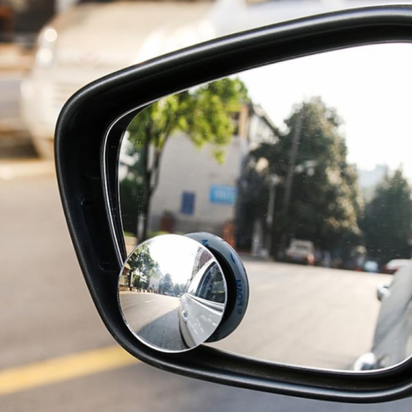 2stk Blind Spot Fjernelse Spejl Bil Vidvinkel Konveks Spejl Bli Color B 2PCS