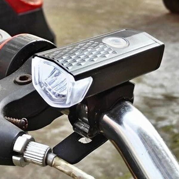Cykelljus USB LED Uppladdningsbart Set MountainCycling Saf white one size