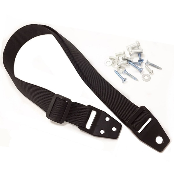 Baby turvalliset metalliset TV-hihnat Black onesize