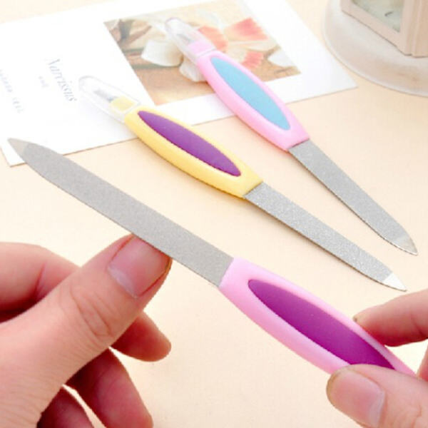 1 st metall nagelfil icle Remover Trimmer Nail Art Buffer Tool