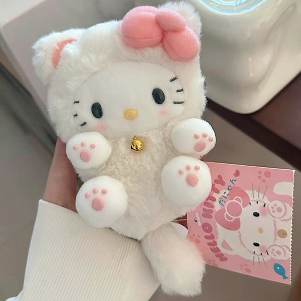 Kawaii Pehmeä Plussipehmolelu Avaimenperä Piirretty Laukkuripendantti H OneSize