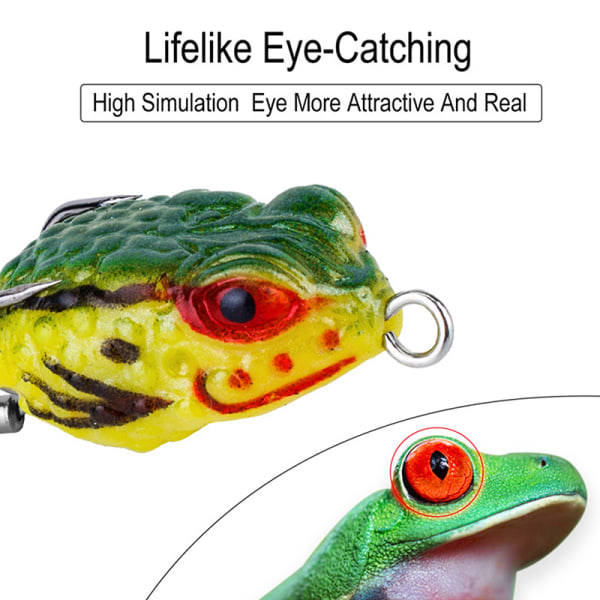 Outdoor Luya pitkän kantaman ukkosammakko 2,5cm/3g minisammakko osuu bl color H one size