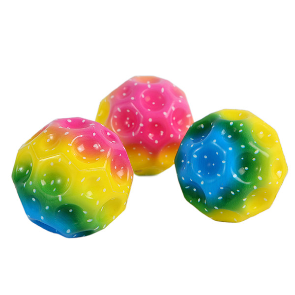 Galaxy Moon Ball Extrem hög studsande boll Rymdboll Barn A1 one size