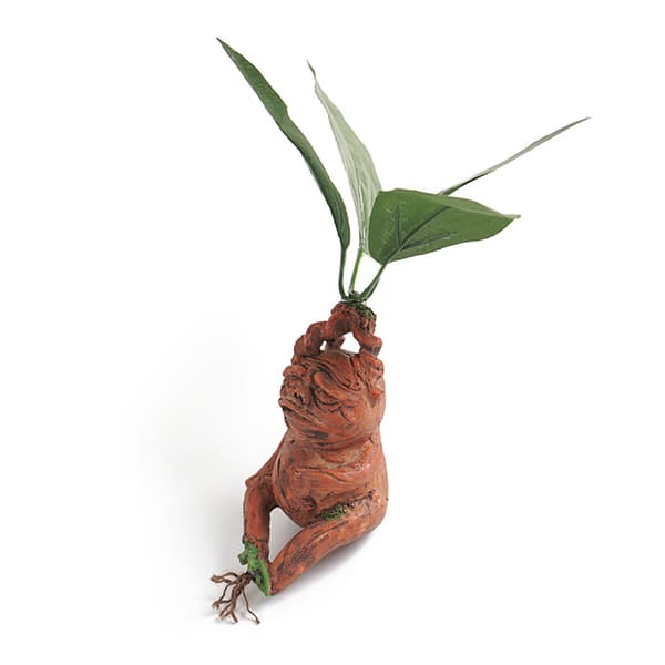 Mandrake Grass Resin Statue Landskab Ornament Kunst Figur Cra Brown 1pc
