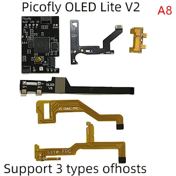 För v4 v5 Chip Uppgraderbart Flashable Support V1 V2 För oled v5 c A8 ONESIZE