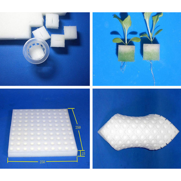 100 st Soilless Hydroponic Grönsaker Nursery Krukor Nursery Spo one size