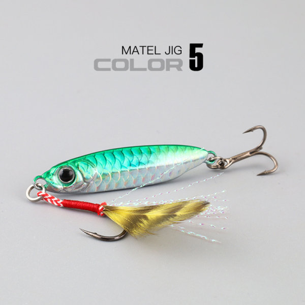 Fiskesluk 7g 10g 15g 20g 25g 30g Kast Jigging sluk Kast B 25g