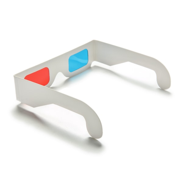 10 st universella anaglyf kartongpapper röd blå cyan 3D-video