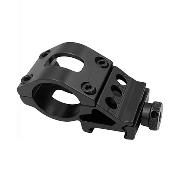 25,4 mm/30 mm lommelygte diagonalt armbeslag Aluminiumslegering Flas Black 25.4mm