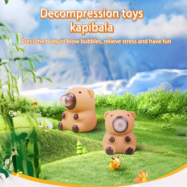 Capybara Bubble Toy Kreativt Decompressionsverktyg För Att Släppa onesize