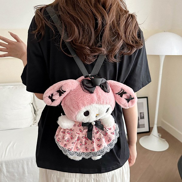 Plushie Sanrio Pehmoleikkikassi Kuromi My Melody Suuri Kapasiteetti K A2
