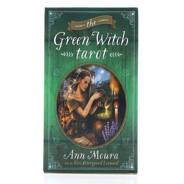 The Green Witch Tarot Engelska spådomsspel förutsägelse Multicolor onesize