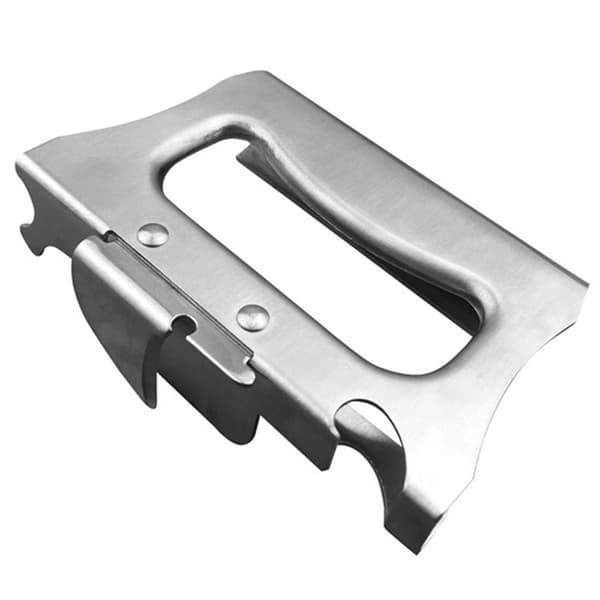 Manuell boksåpner Rustfritt stål boksåpner Kjøkken Accessori Silver onesize