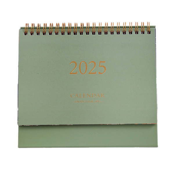 Lille Skrivebords Kalender 2024-2025 Green