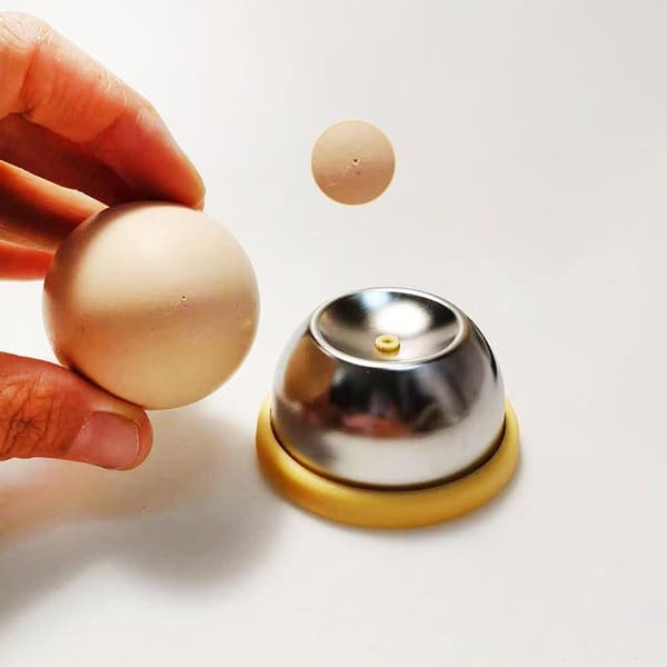 Egg Piercer Rustfritt Stål Egg Hull Puncher Kjøkken For Koking one size