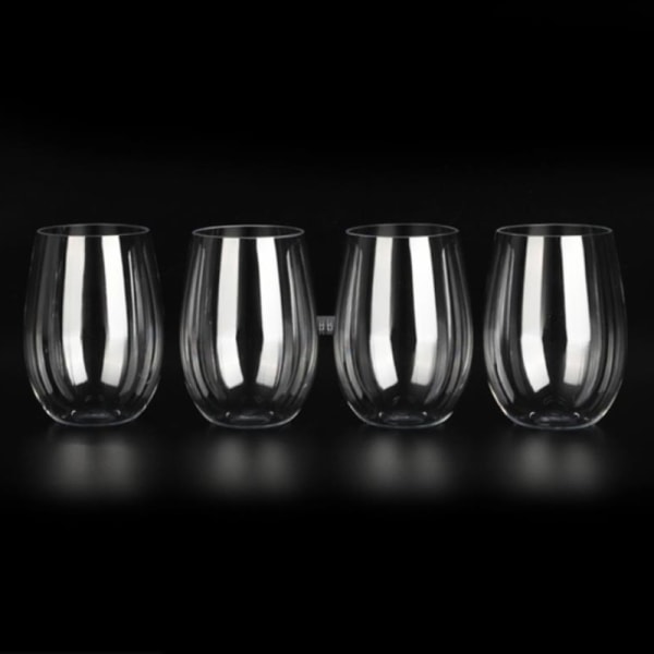4 kpl rikkoutumattomia viinilaseja Särkymätön muovinen lasisuoja A 4PCS