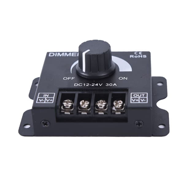 1stk dc12v/24v 30a led switch dimmer kontroller for led strip si