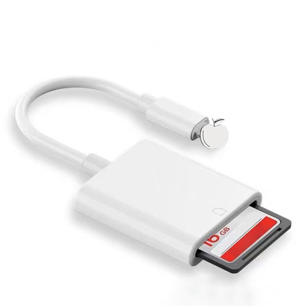 Til IPhone Multi Card Reader til Lightning til SD TF Memory Car 1to2 OneSize