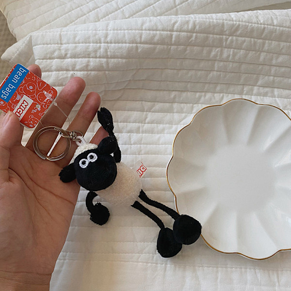 2022 Ny Shaun The Sheep Cartoon Cashmere Nyckelring Animation S One Size