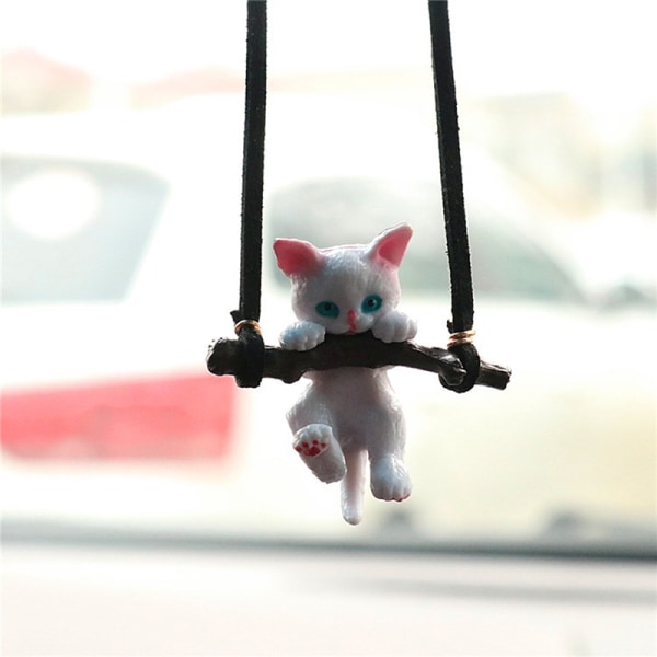 Autoriipus e Branch Cat taustapeiliriippuvainen auton sisustus D Color onesize