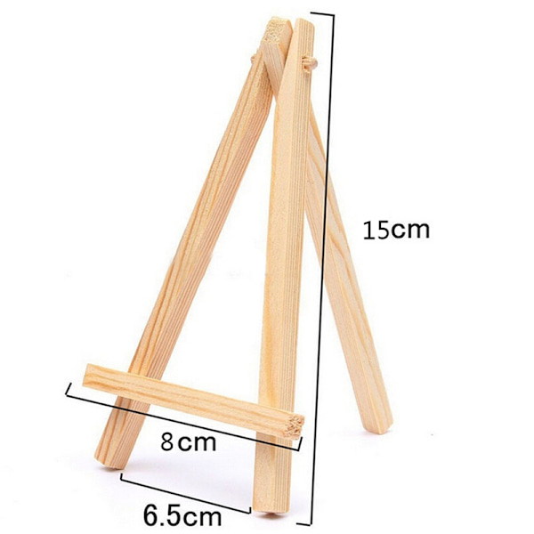 Mini Trä Café Bord Antal Staffli Bröllop Plats Namnkort Hol wooden 15*8cm