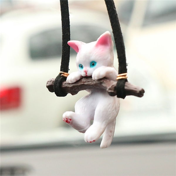 Autoriipus e Branch Cat taustapeiliriippuvainen auton sisustus D Color onesize