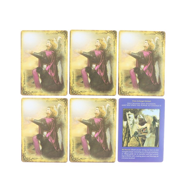 Arkkienkeli Mikael Oraakkeli-kortit Tarot-kortit Juhlaprofetia Divin Multicolor one size