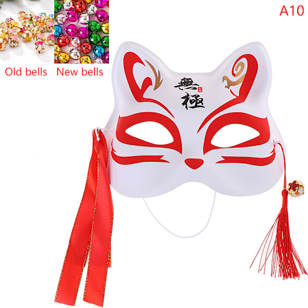 1 Stk Anime Rævemasker Half Face Cat Mask Maskerade Festival Del Color A10