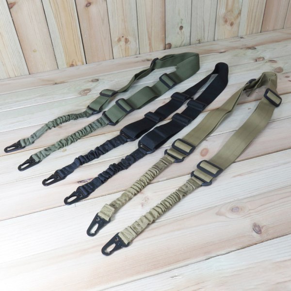 Tactical 2 Point Sling Axelrem Outdoor Rifle Sling QD Me Green One Size