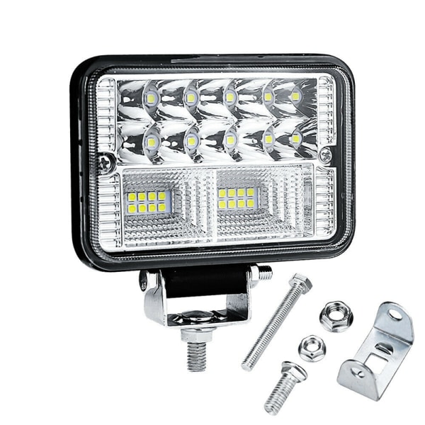 4 tuuman 78 W LED-työvalo 12 V 24 V Off Road tulvavalaisin Black 26in