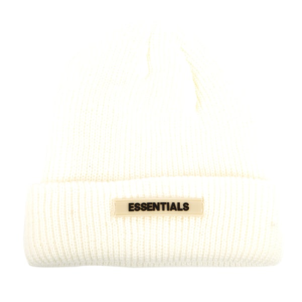 Strikkede Huer Kvinder Sort Beanie Tyk Hue Vinter Huer Beanies White One size