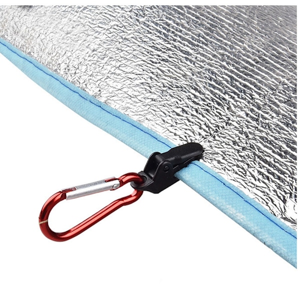 10st Markisklämma Tarpklämmor Snap Hangers Tält Camping Surviva Black one size