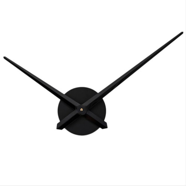 Large Quartz Mechanism Clock s Hands DIY Large Wall Clock Access Black One Size