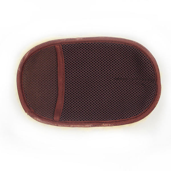 Super blød lammeulds-bilvaskehandske til bilrengøringshandske Beige one size