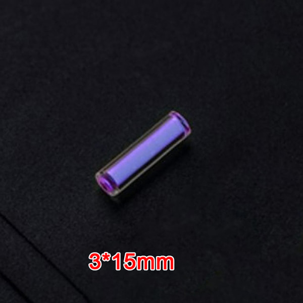 1PC Glas lysende rør fingerspids gyro lysende stang udendørs sig Purple