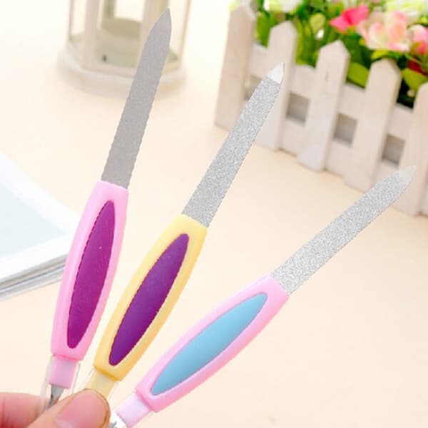 1 st metall nagelfil icle Remover Trimmer Nail Art Buffer Tool
