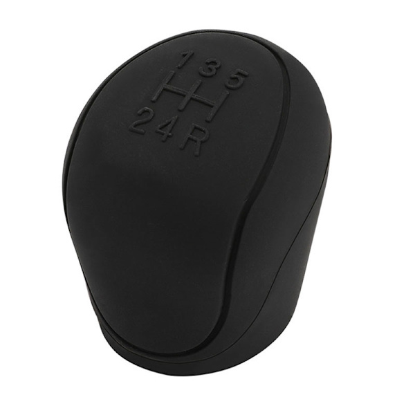 Silikon Bil Gear Head Shift Knop Cover Gear Shift Non Slip Gri Black One Size